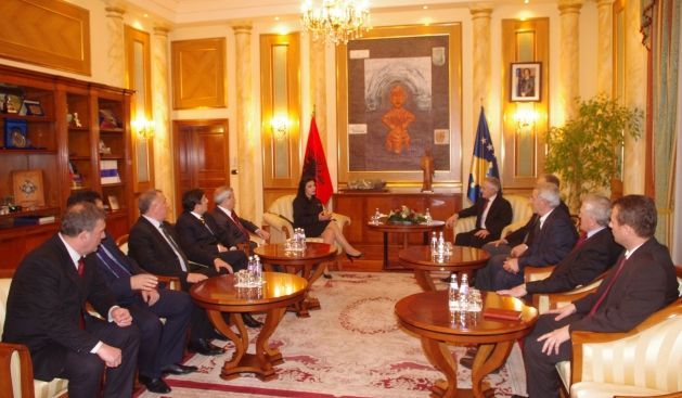 Jakup Krasniqi, Topalli ve Rama'yı Kabul Etti