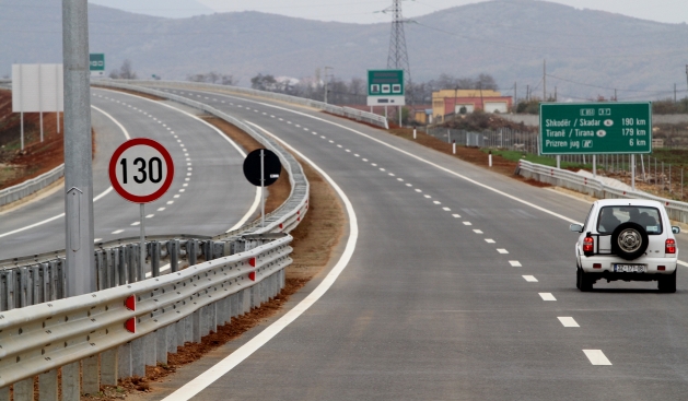 Kosova'da Yolların  93.88%'i Asfalt