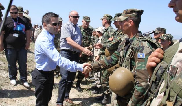 Makedonya Savunma Bakanlığı Yetkilileri Kosova Ziyaretinde
