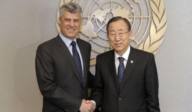 Thaçi ve Ban Ki-moon Mitroviça'daki Durumu Görüştü