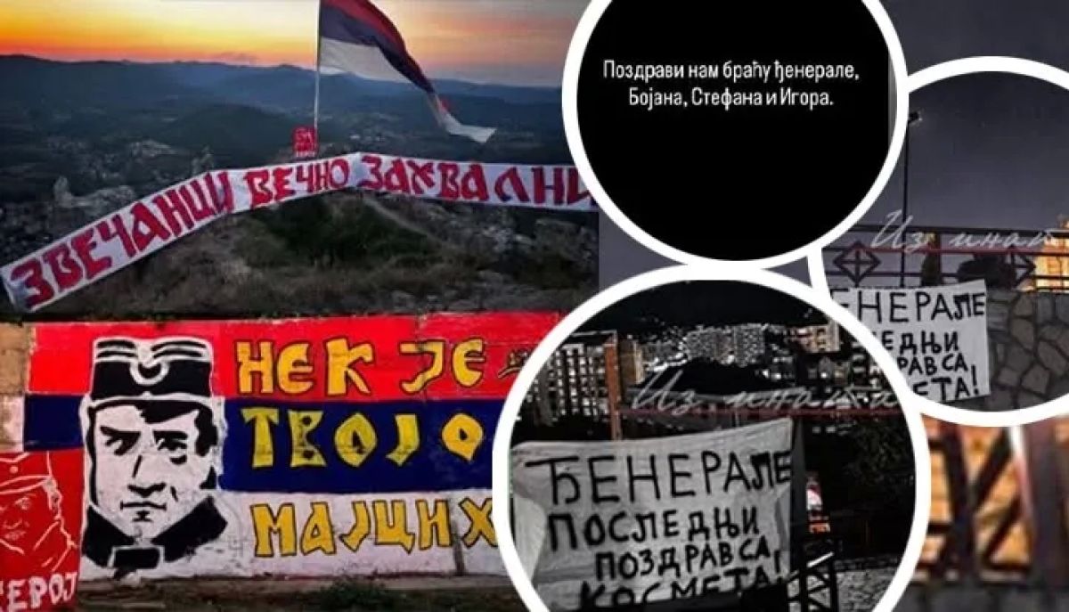Kosova’nın Kuzeyinde Mladiç Övgüsü: “Banjska’da Öldürülen Teröristlere Selam Söyle”
