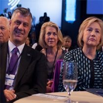 Thaçi Hillary Clinton'la Görüştü