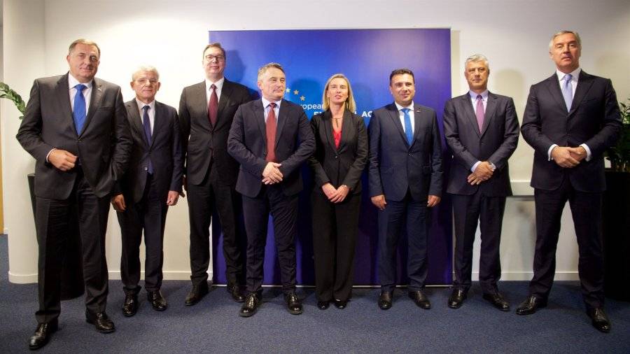 Mogherini Bölgedeki Durumu Görüşmek için Batı Balkan Liderlerini Topladı