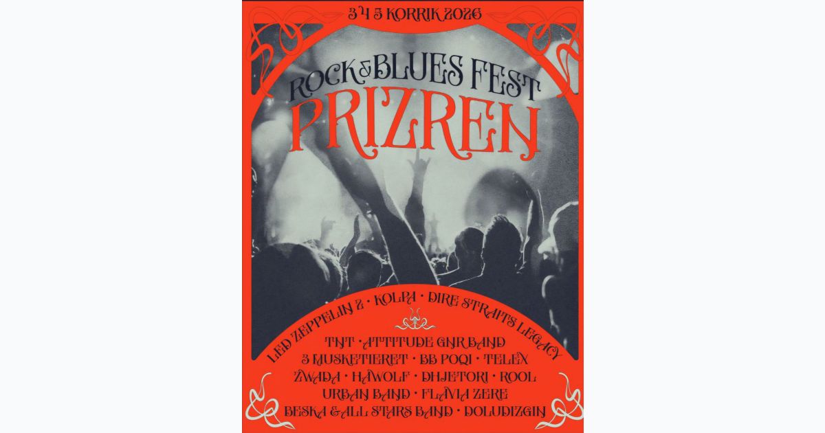 Prizren’de Bu Akşam Rock & Blues Fest Başlayacak