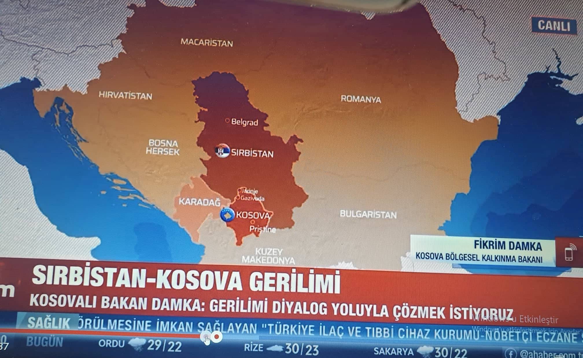 Kosovalı Bakan Damka A Haber'de Sırbistan gerilimini yorumladı: Vuçiç tamamen şov yapıyor