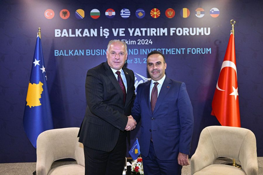 Bakan Damka, Türkiye Sanayi Bakanı Kaçır ile Görüştü