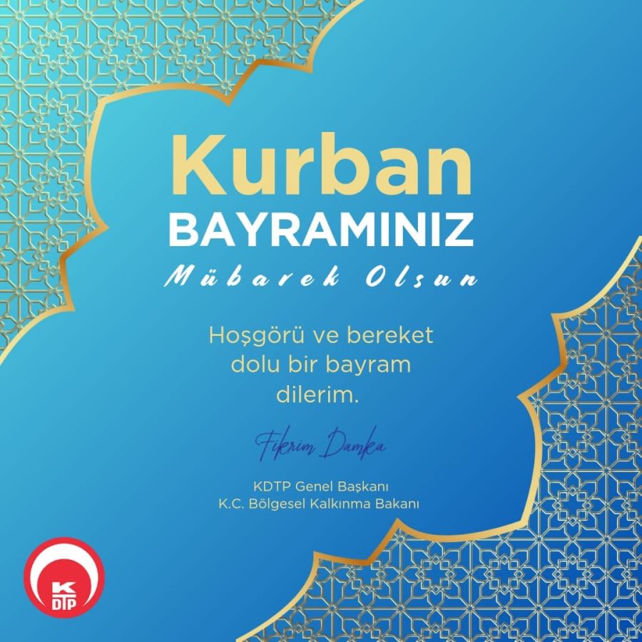 KDTP Başkanı Damka’dan Kutlama