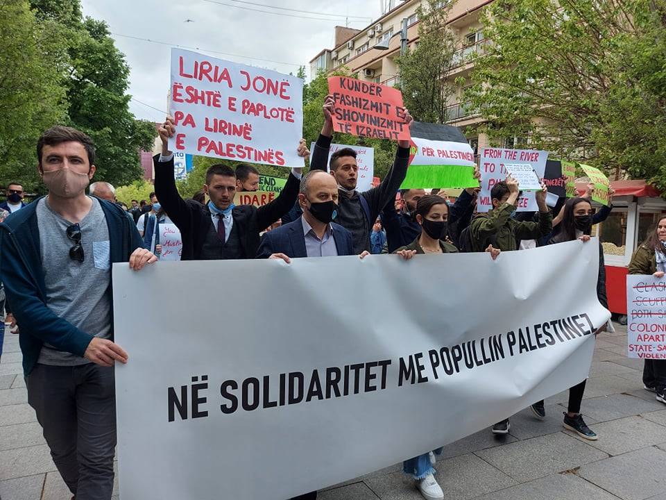 Priştine Filistin Halkıyla Dayanışma İçin Yürüdü