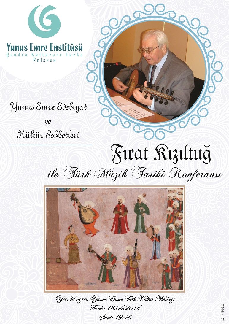 Yunus Emre Merkezi'nde Türk Müziği Tarihi Konferansı