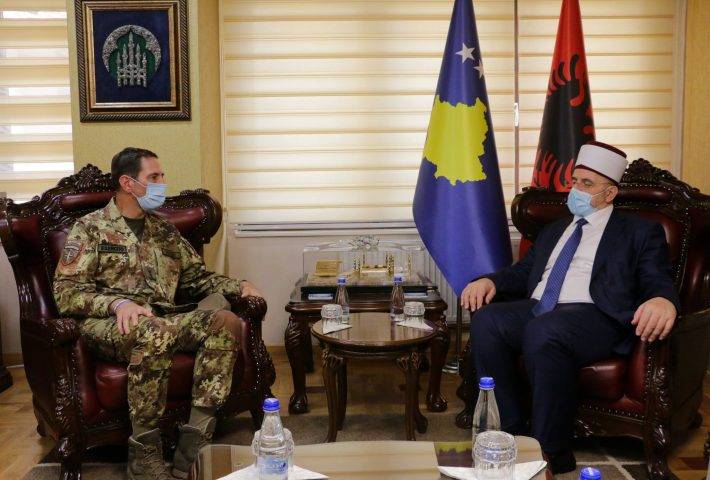 Tërnava, KFOR Komutanı Federici’yi Kabul Etti