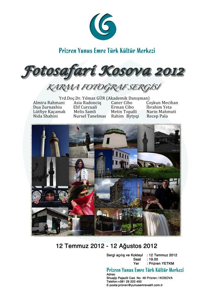 "Safari Kosova 2012" Fotoğraf Sergisi Bu Akşam 19:00'da