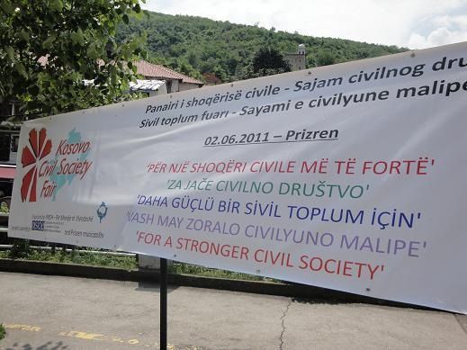 Prizren'de Sivil Toplum Kuruluşları Fuarı