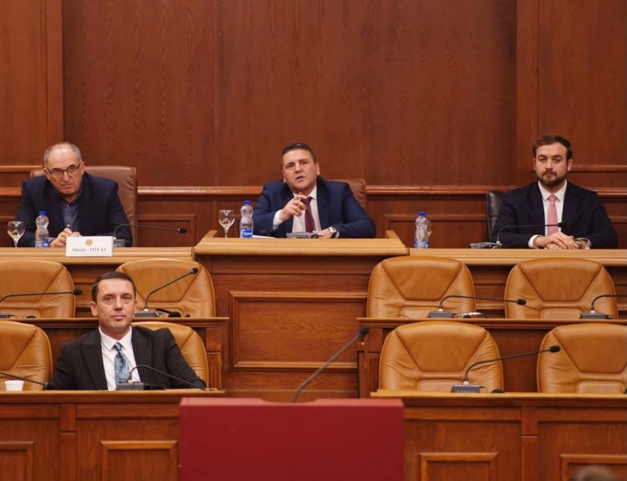Prizren Belediye Meclisi Başkanı Simir Krasniqi, Yardımcsı Furkan Bütüç 