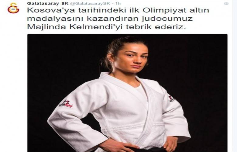 Majlinda'yı Galatasaray da Kutladı