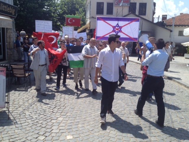 Prizren'de Gazze Protestosu
