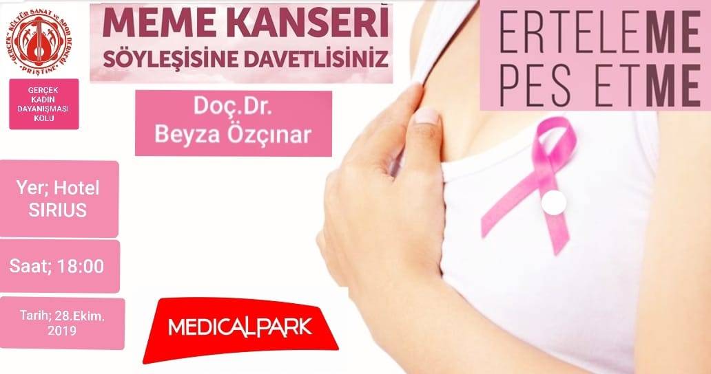 “GERÇEK” DERNEĞİ KADIN KOLU’NDAN MEME KANSERİ SÖYLEŞİSİ