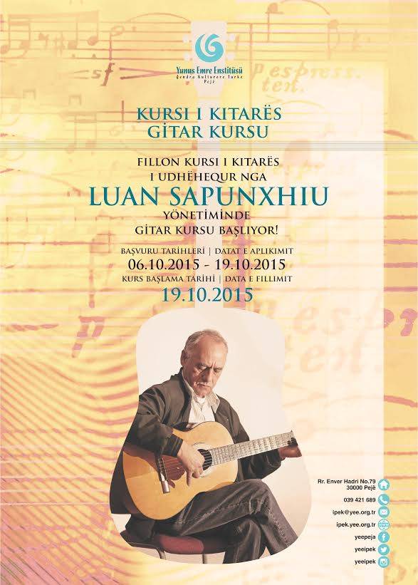 Yunus Emre'den İpek'te Gitar Kursu