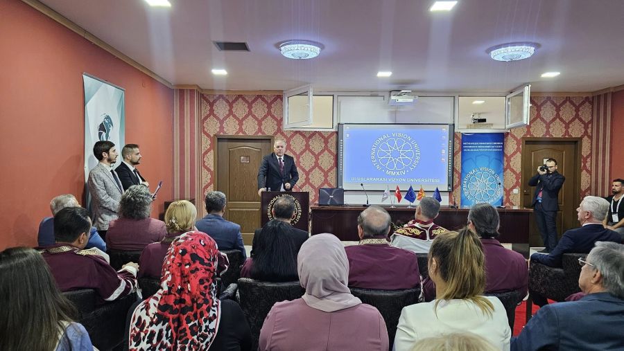 Bakan Damka, Uluslararası Vizyon Üniversitesi 10. Kuruluş Yılı Törenine Katıldı
