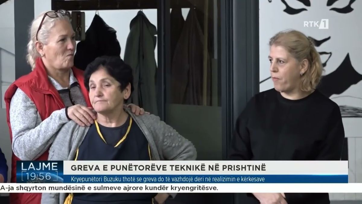 Priştine’de Okul Teknik Personeli Grevde: İki Aydır Maaşlarını Alamıyorlar