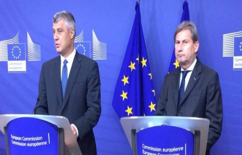 Thaçi ve Hahn Kosova’nın Avrupa Gündemini Görüştü