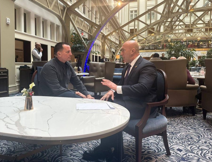 Haradinaj ABD'de Grenell ile Görüştü