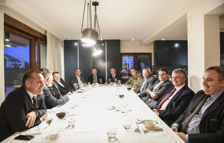 Haradinaj,  NATO Yüksek Yetkililerini Evinde Ağırladı