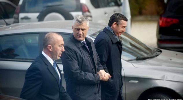 Thaçi, Veseli ve Haradinaj Oturumdan Önce Görüştü