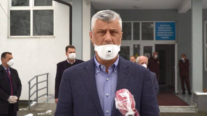 Cumhurbaşkanı Thaçi QKUK Ziyaretinde