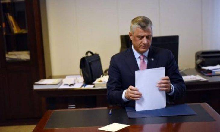 Thaçi’nin Kararı Bekleniyor