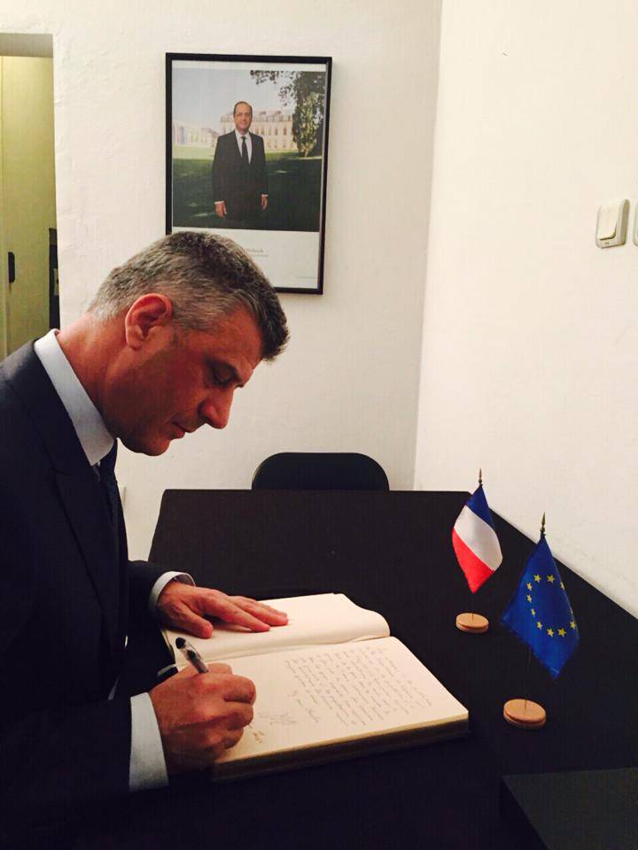 Thaçi: Paris'te Kosova da Saldırıya Uğradı