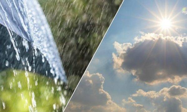 Hava Bu Hafta, Bulutlu, Yağışlı ve Arasıra Açık ve Güneşli