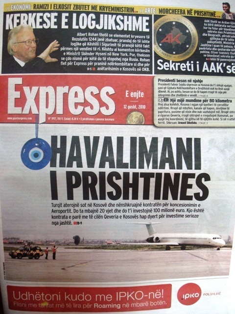 "Havalimani i Prishtinës"