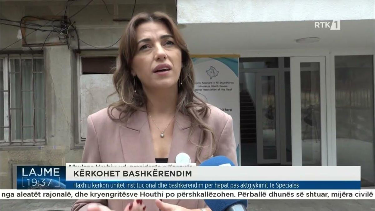 Haxhiu'dan Birlik ve Koordinasyon Çağrısı 
