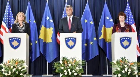 Clinton-Ashton: Kosova Şimdiki Sınırlarla AB-de