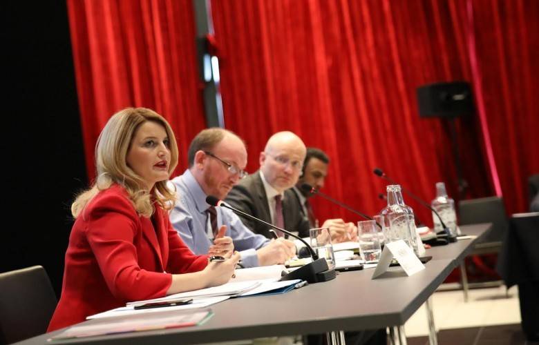 Hoxha Zürih'te, Terörle Mücadeleden Konuştu