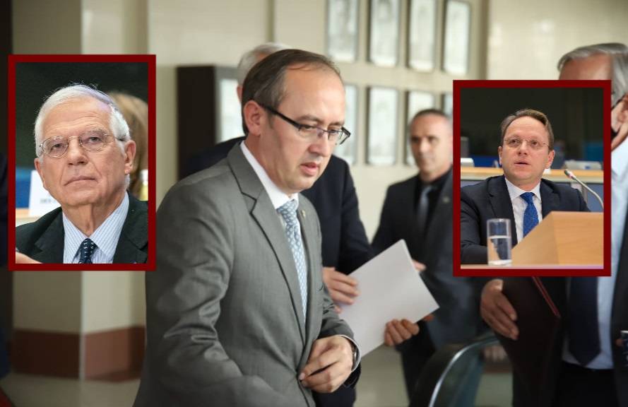 Hoti,  Borell ve Varhelyi ile Görüştü