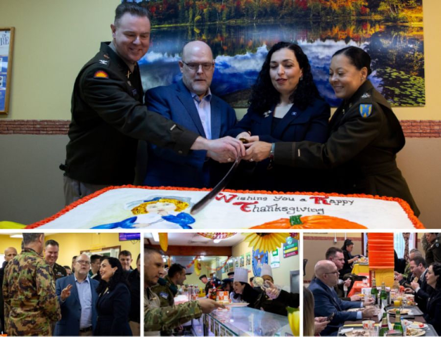 Hovenier ve Osmani, Amerikan Askerleriyle Şükran Günü’nü Kutladı
