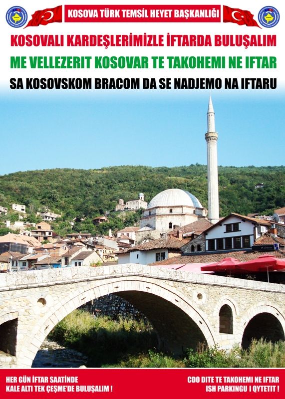 Mehmetçik Prizren'de İftar Çadırı Kuruyor