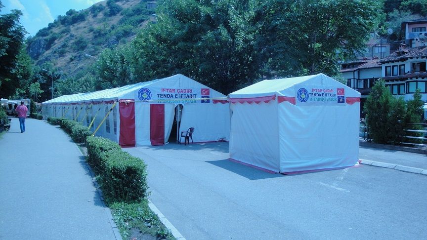 İlk İftar İçin Prizren'de Her Şey Hazır