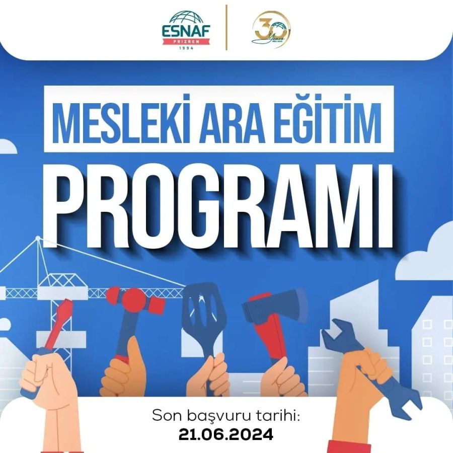 Esnaf Derneği’nden Mesleki Ara Eğitimi