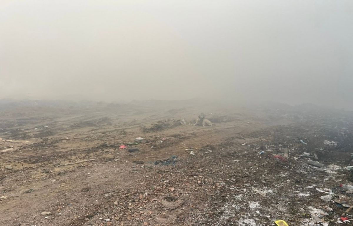 İpek'teki Çöp Depolama Sahasının Üzeri Kapatıldı, Yangın ve Duman Söndürüldü