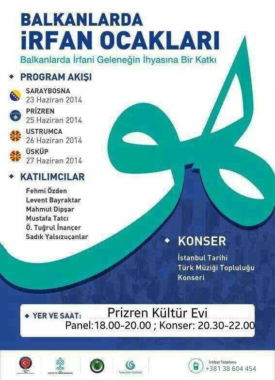 Balkanlar'da İrfan Ocakları Konferansı Çarşamba Prizren'de