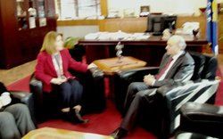 İsa Mustafa İle Büyükelçi Songül Ozan Görüştü