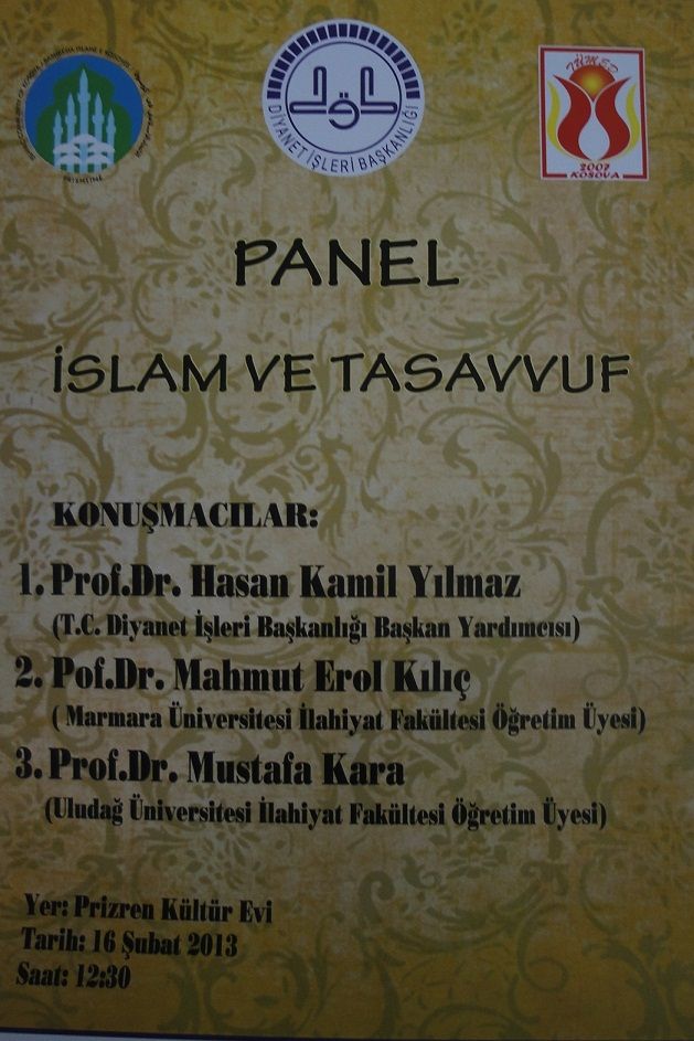 Prizren'de "İslam ve Tasavvuf" Konulu Konferans