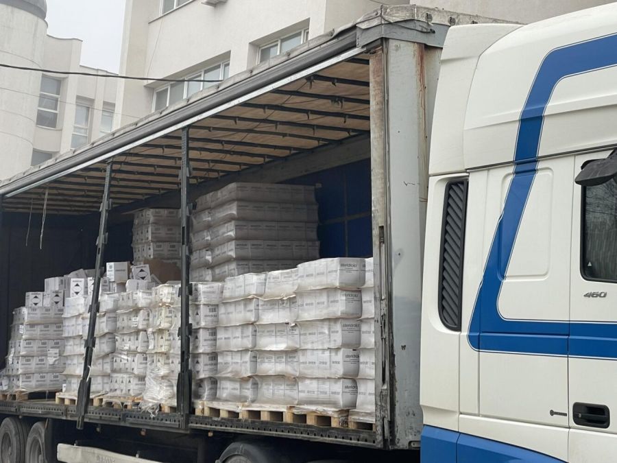 İtalya, QKUK’a 80 Bin Euro Değerinde 30 Palet Dezenfektan Bağışladı
