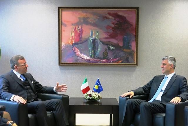 Thaçi, İtalya ve Slovenya Büyükelçileriyle Görüştü