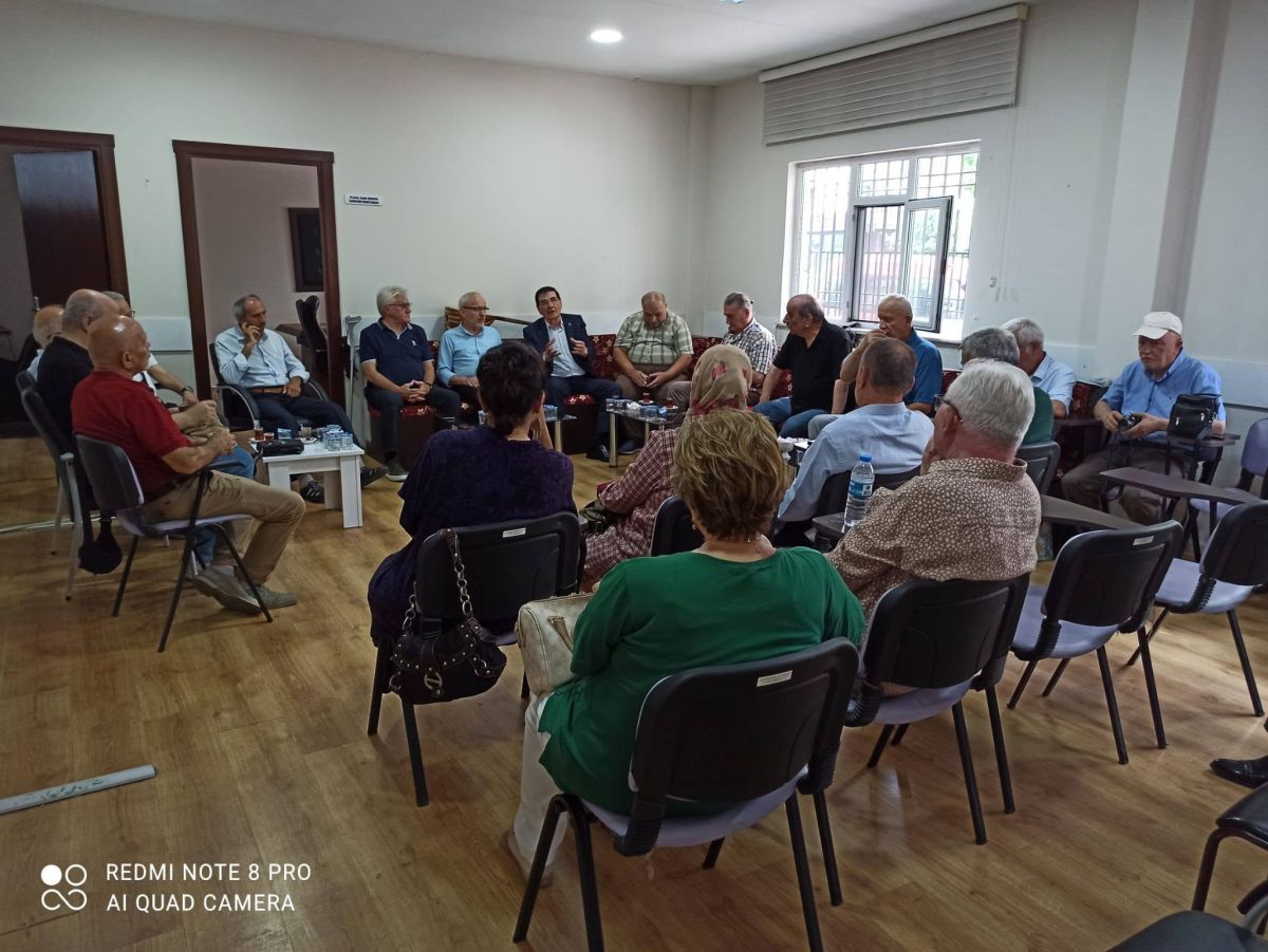 İlkadım Kent Konseyi Edebiyat Sohbetleri Programının konuğu İzzet Altuntaş oldu