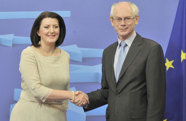 Rompuy: Jahjaga ve Nikoliç'in Zirveye Katılmaları Tarihi Olay