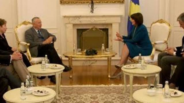 Jahjaga, Rohrabacher'i Kabul Etti