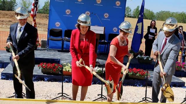 Jahjaga ve Jacobson Büyükelçilik Binası Temelini Attı